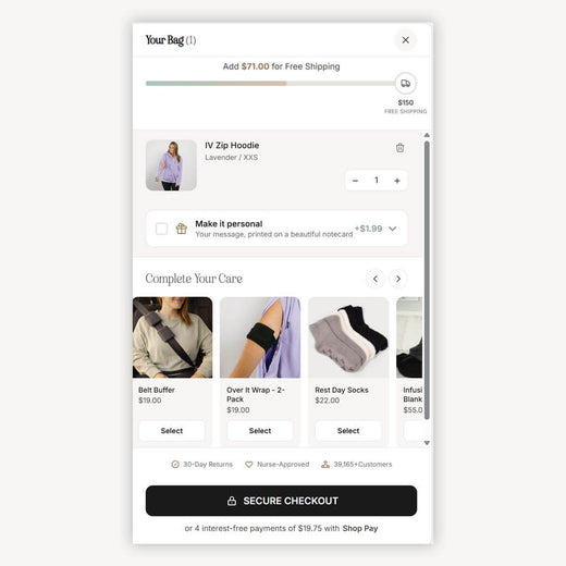 Add eligible pieces to your cart