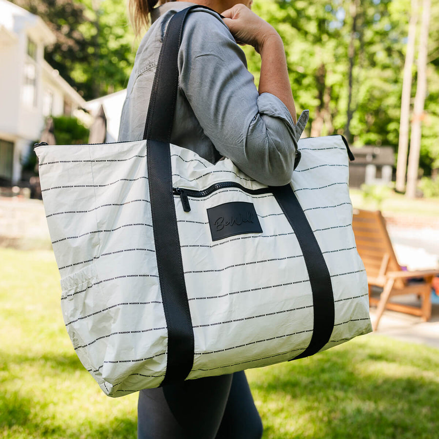 Feel Good Tote Warrior White