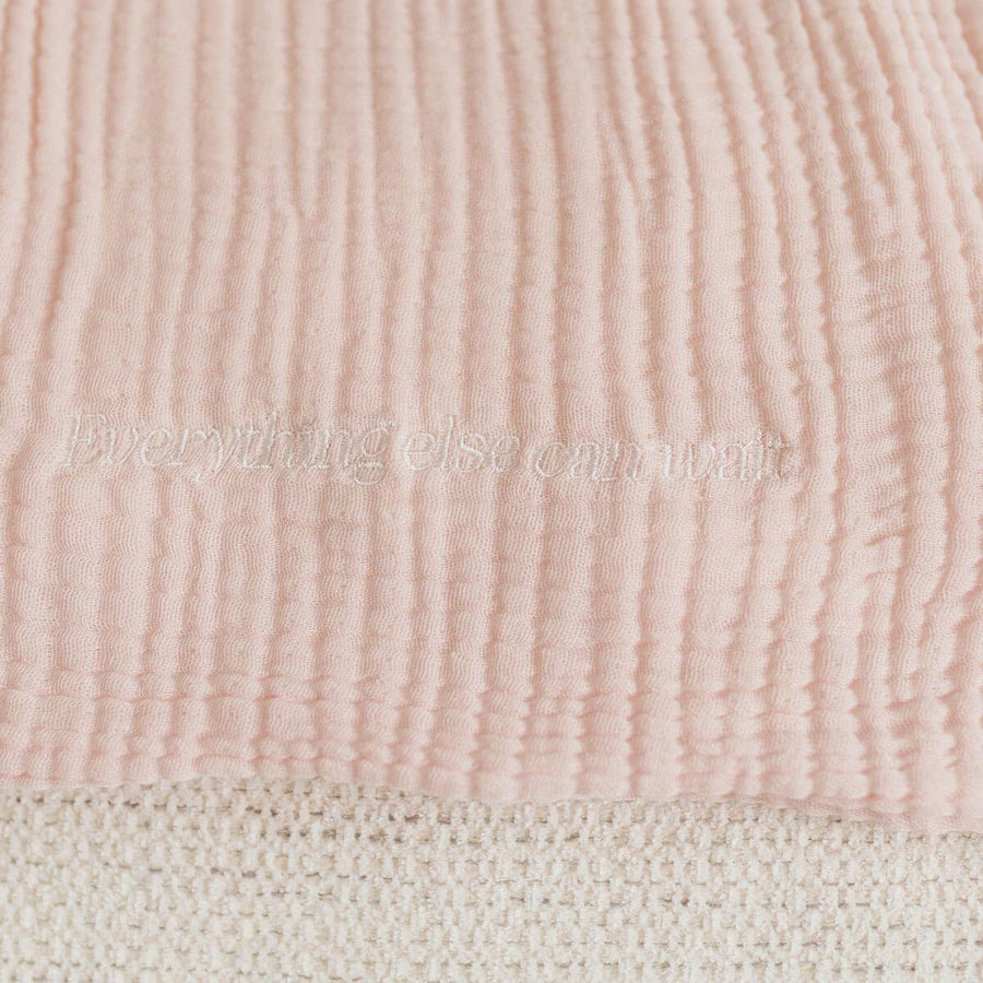 Inspirational Muslin Blanket