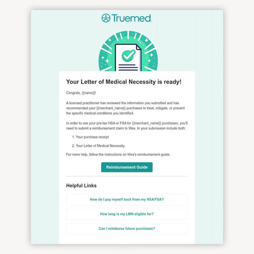 Get your Letter of Medical Necessity