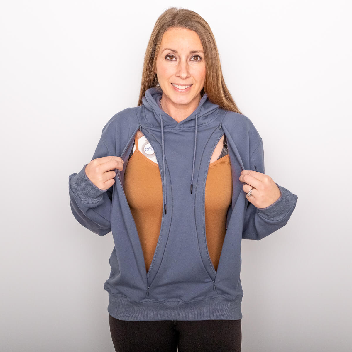 Multi-Access Hoodie Slate Blue