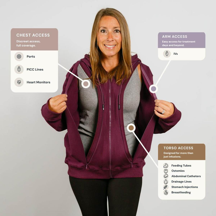 Multi-Access Zip Hoodie