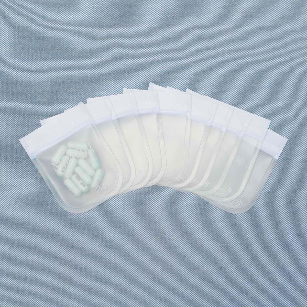Mini Pill Pouches - Set of 10 Day Pack