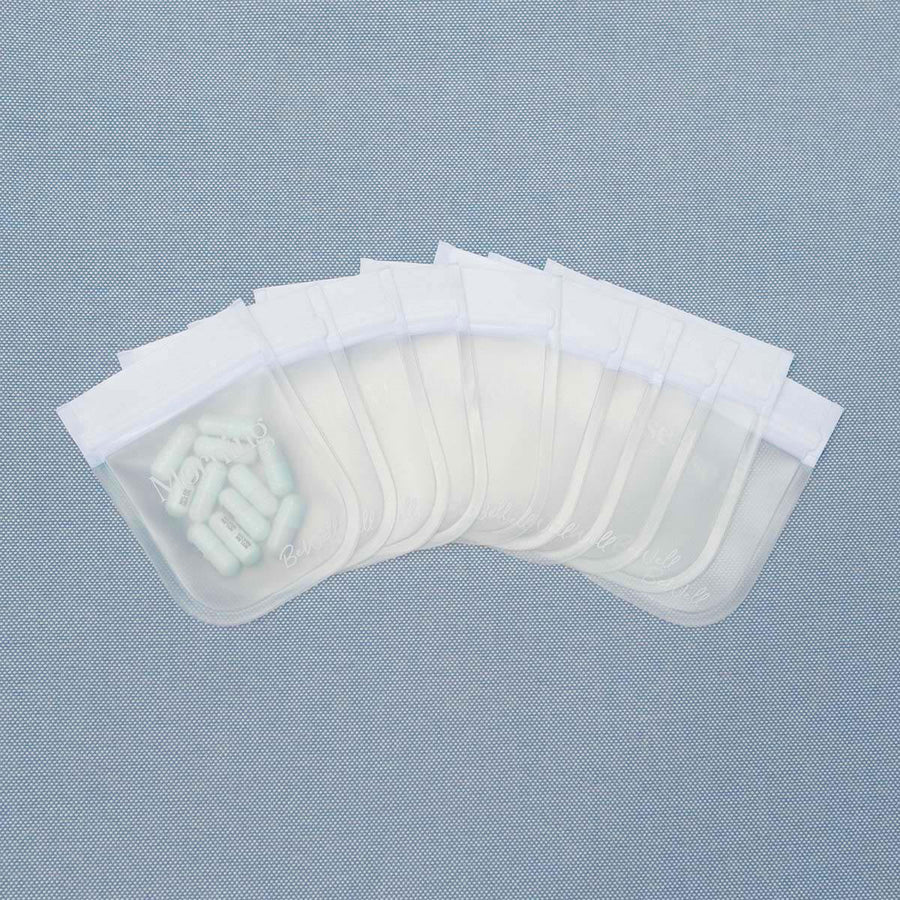 Mini Pill Pouches - Set of 10 Day Pack