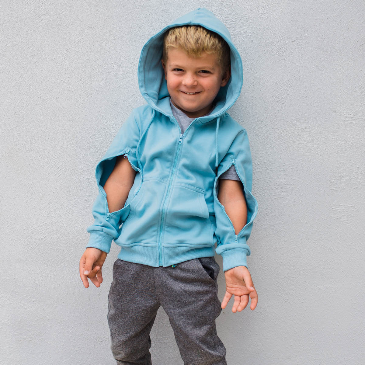 Children's Loma Verde Blue Zip Up Hoodie