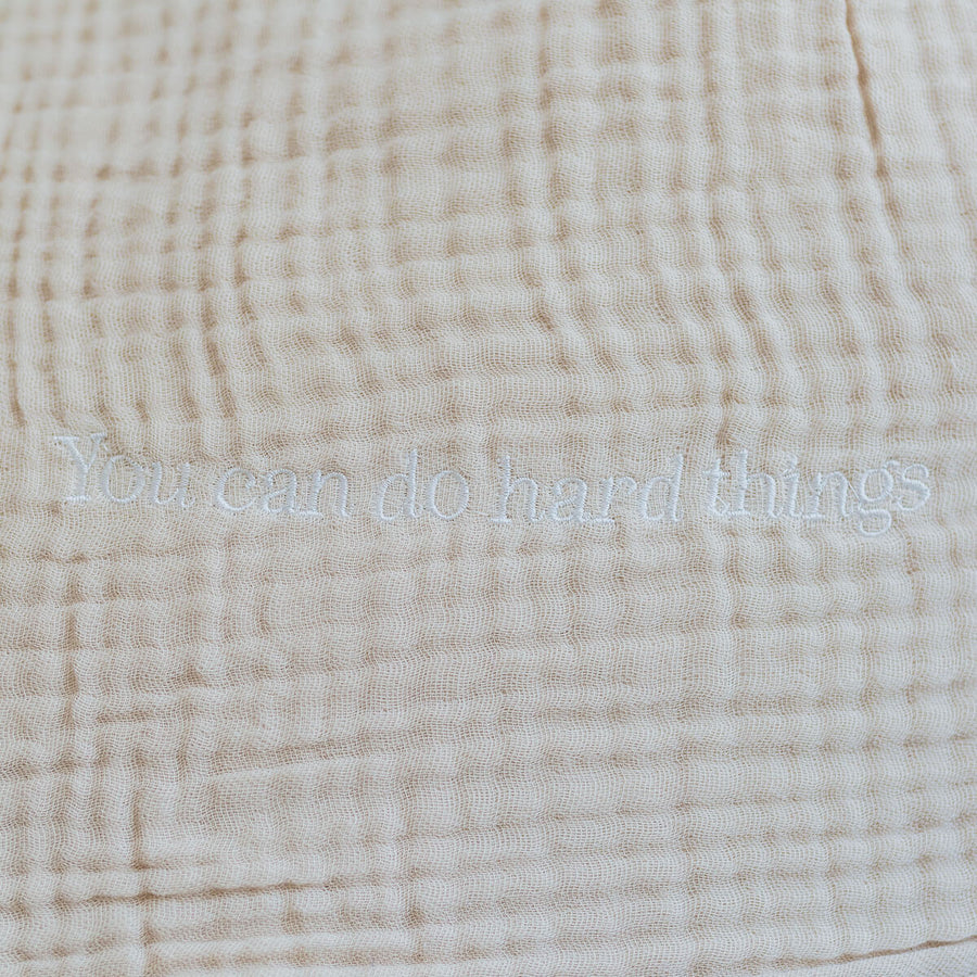 Inspirational Muslin Blanket