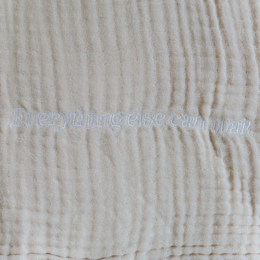 Inspirational Muslin Blanket