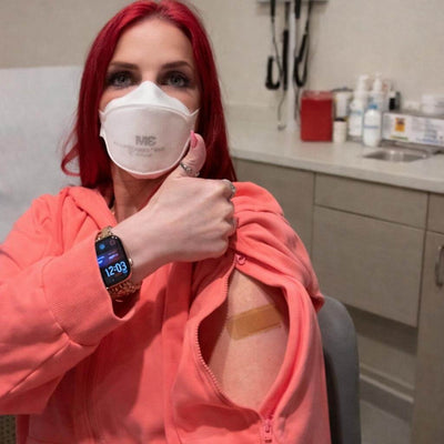 BeWell community member wearing BeWell apparel during treatment