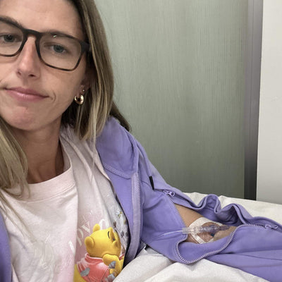 BeWell community member wearing BeWell apparel during treatment
