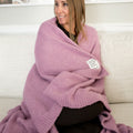 Infusion Day Blanket Wildberry