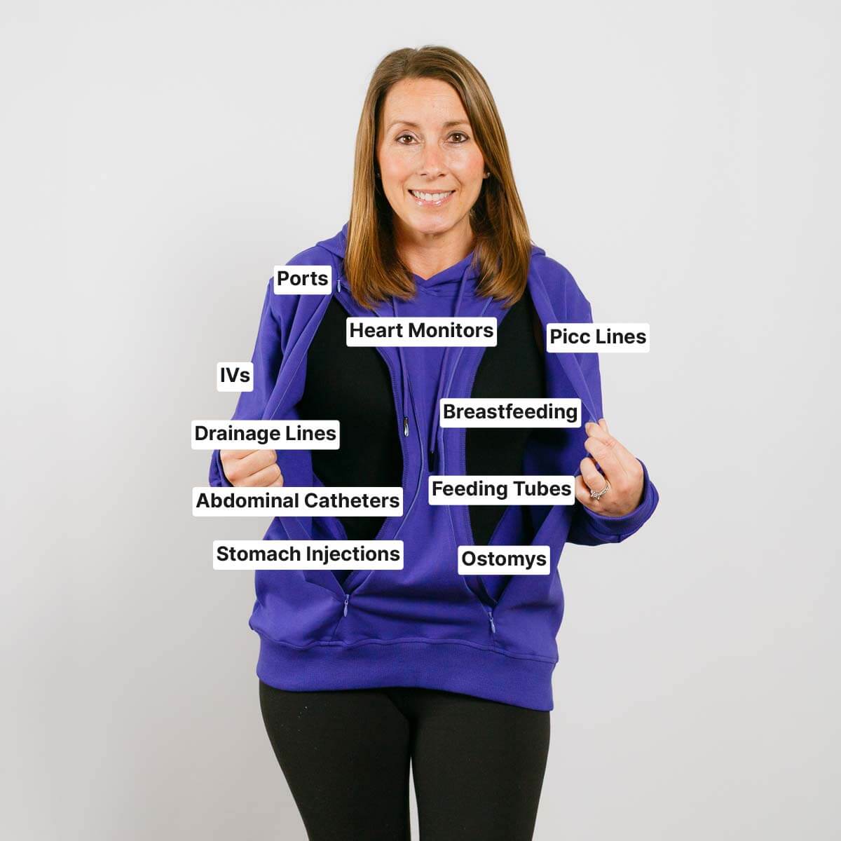 Multi-Access Hoodie – BeWell