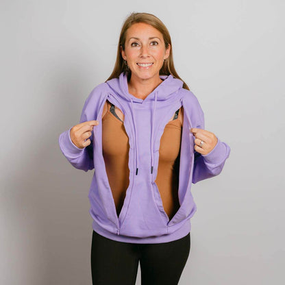 Multi-Access Hoodie Lavender