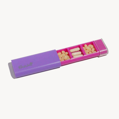 One Day Pill Holder Purple Fuchsia