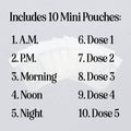 Mini Pill Pouches - Set of 10
