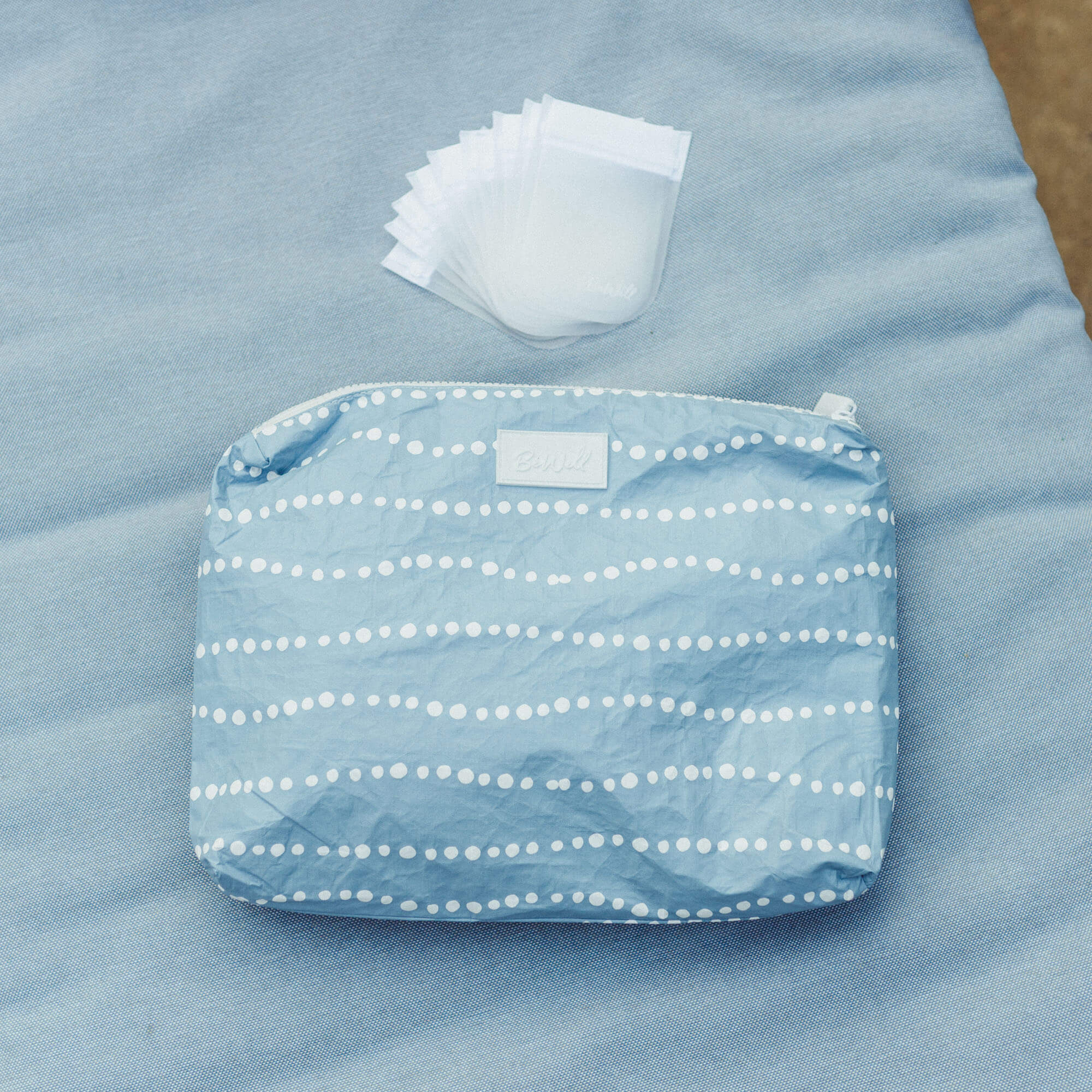 Travel Pill Pouch Bundle - Blue Pearls – BeWell