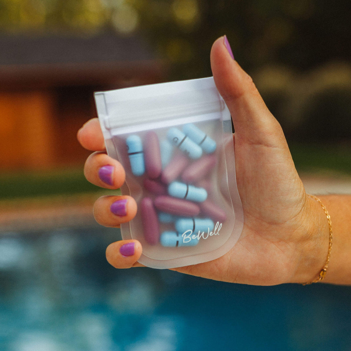 Mini Capsule With Rocks Mini Pill Pouches - Set of 10 – BeWell