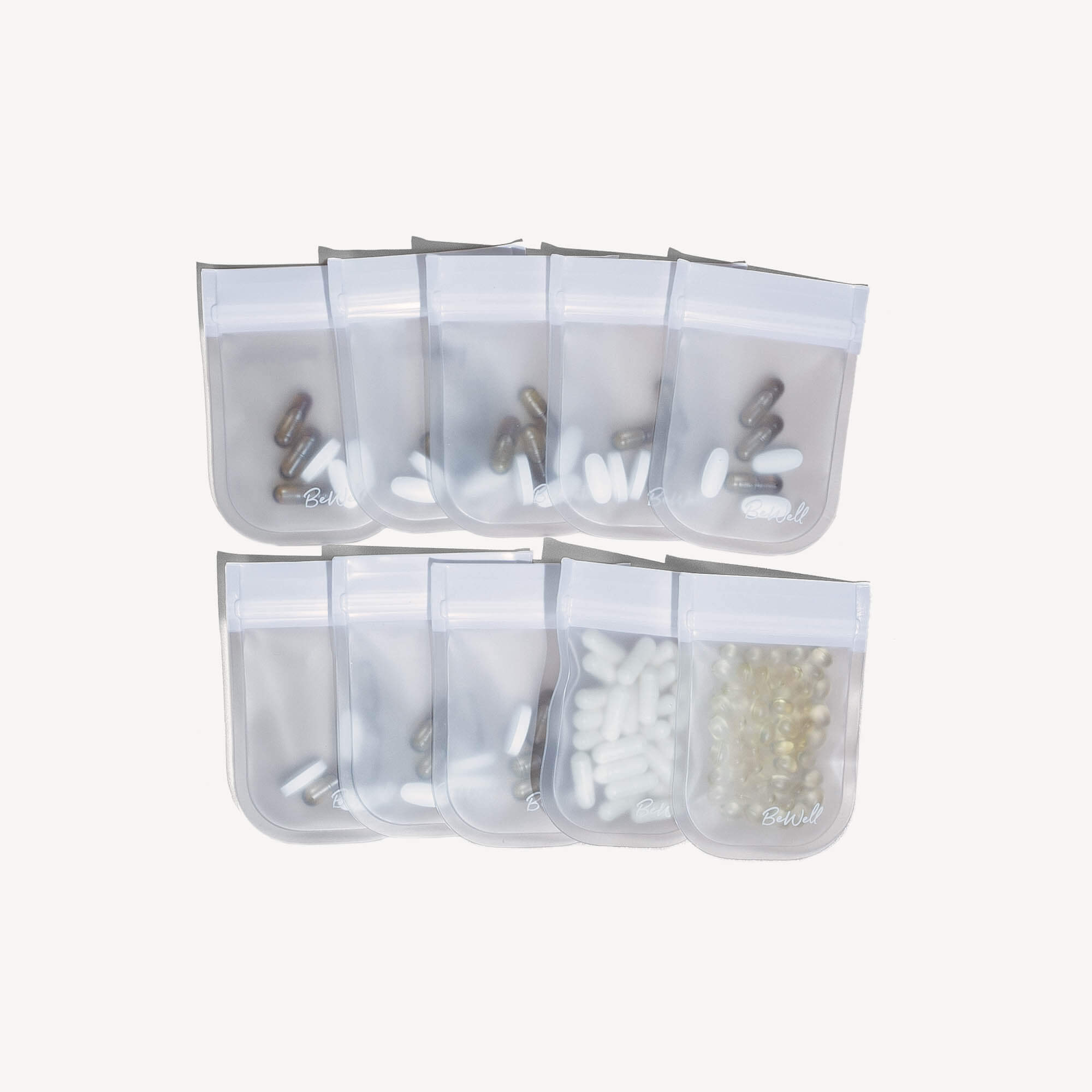 Mini Pill Pouches - Set of 10
